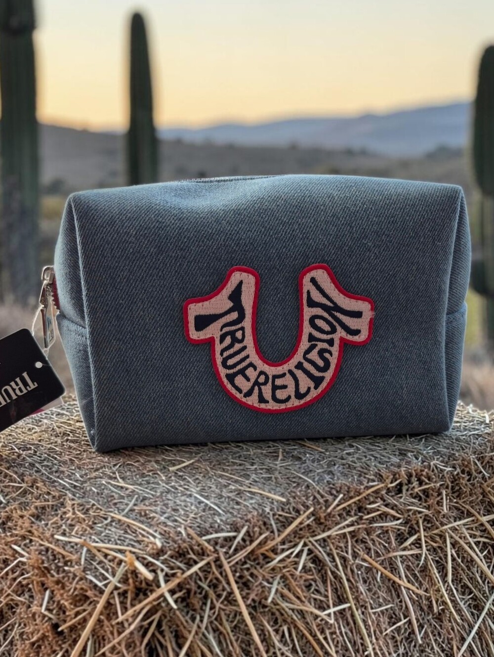 True Religion Denim Toiletry Pouch